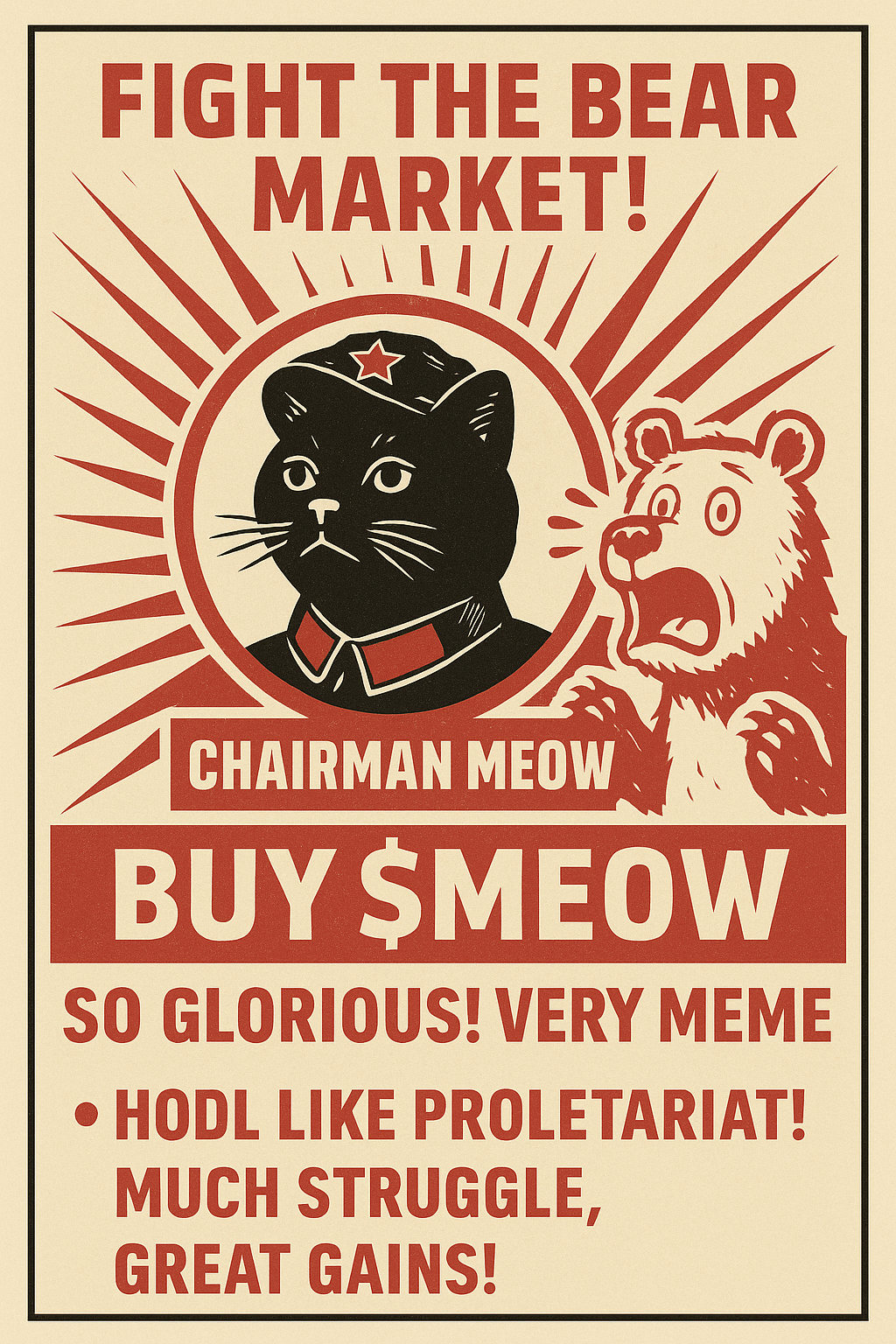 Chairman Meow Poster